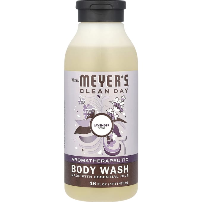 Mme. Meyers Clean Day, Gel douche, Lavande, 473 ml (473ml) white