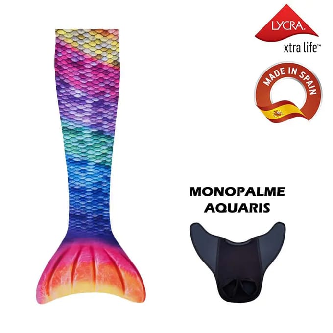 Zeemeermin kostuum met monovins Aquaris Kuaki Mermaids