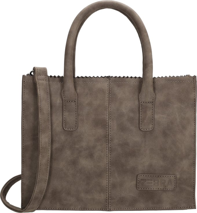 Zebra Trends Handtas Lisa XS - Schoudertas met Ritssluiting - Afneembare schouderband - Donkerbruin