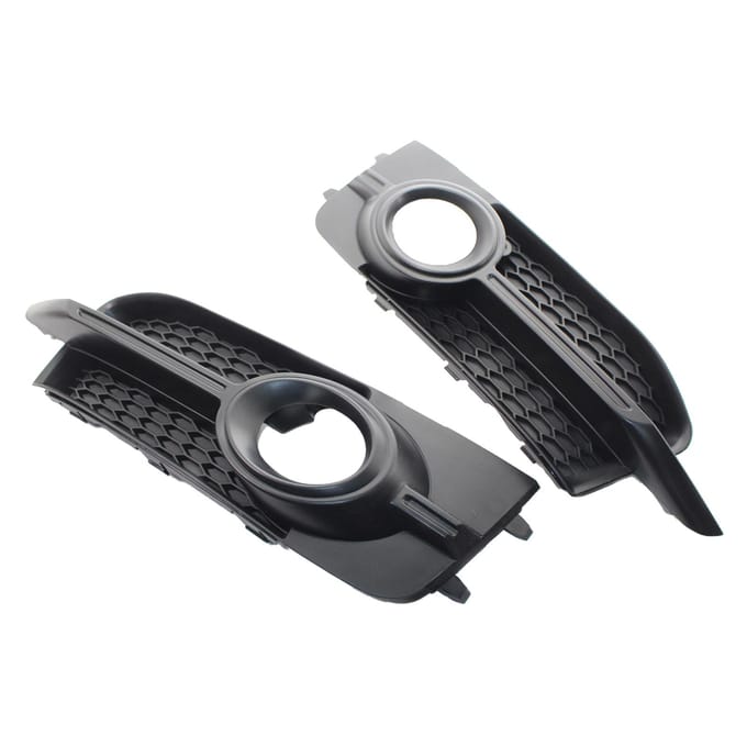 Voorbumper Mistlamp Grill Mistlamp Frames 2st, 8X0807681B/8X0807682B Vervanging Voor A1 zwart