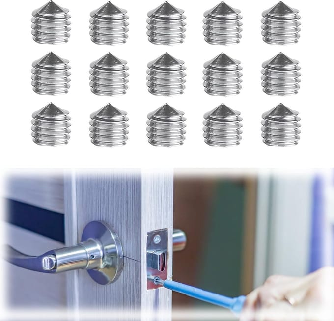 Doorhandgreep met schuurpapier, M6 x 6, set van 15 voor optimale grip en afwerking
