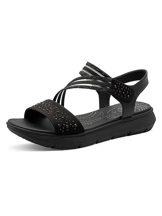 Jana Coshy Dames Sandaal 8-28771-46 001 H-breedte Maat: 37 EU