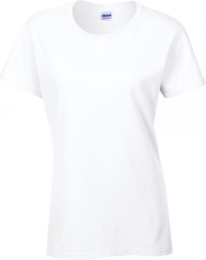 Gildan Heavy Cotton™Semi-fitted Ladies' T-shirt GI5000L - White - M