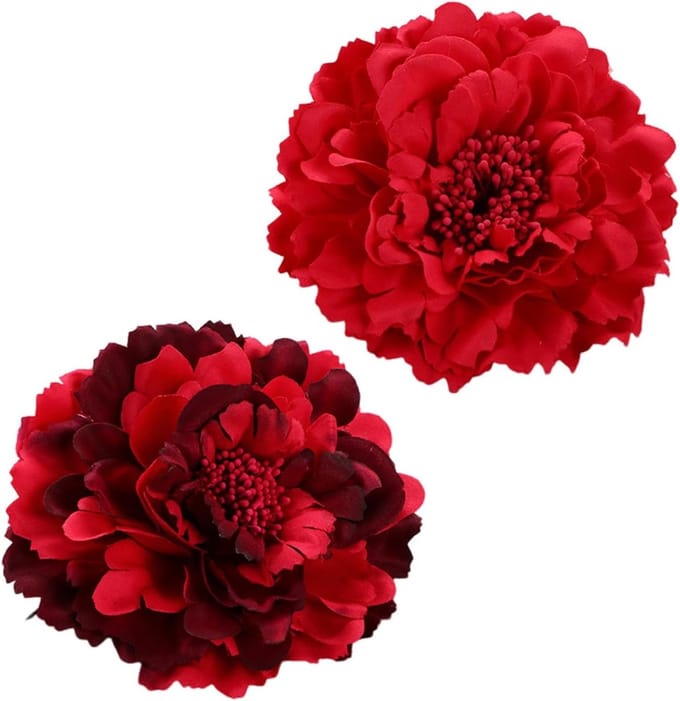 Kunstbloem haarspelden voor feesten, bruiloften en reizen - Set van 2 stijlvolle accessoires
