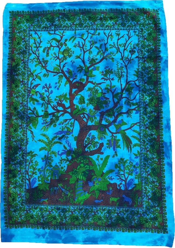 Cotton Wall Art - Tree of Life - Classic