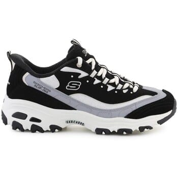 Skechers D LITES-SMOOTH NOSTALGIA Dames Instappers - Zwart / Naturel