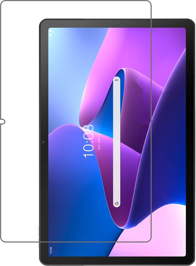 Screenprotector - Geschikt voor Lenovo Tab M10 Plus (3e / 3rd Generatie) - Extra Sterk - Beschermglas - Gehard Glas - Tempered Glass - Screen Protector