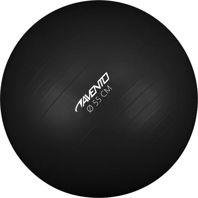 Avento Fitnessbal -Gymbal - Ø 55cm - Zwart