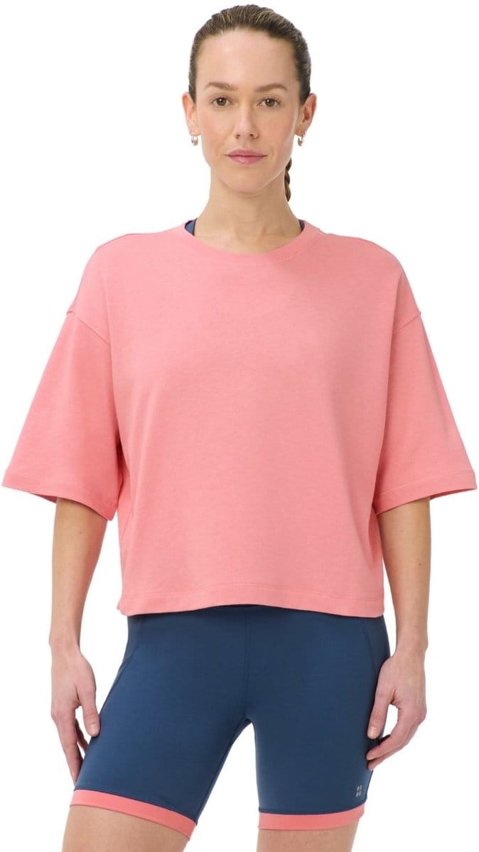 Sweaty Betty Sweaty Betty After Class Short Sleeve Sweatshirt - Maat L