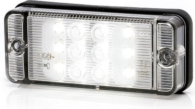 LED achteruitrijlicht - 12 LEDs - Wit - 12/24V - ECE E20