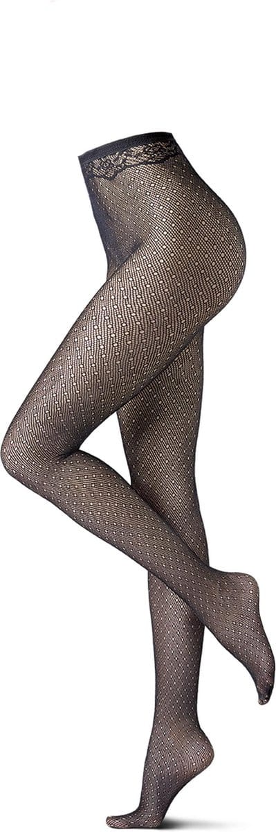 Oroblu Thin Net Panty - Zwart - Maat S/M