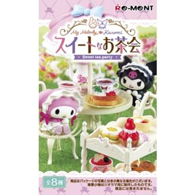 Sanrio My Melody & Kuromi Mini Figure (Afternoon Tea Series) (Blind Box) 1 pc - Random from 8 Types