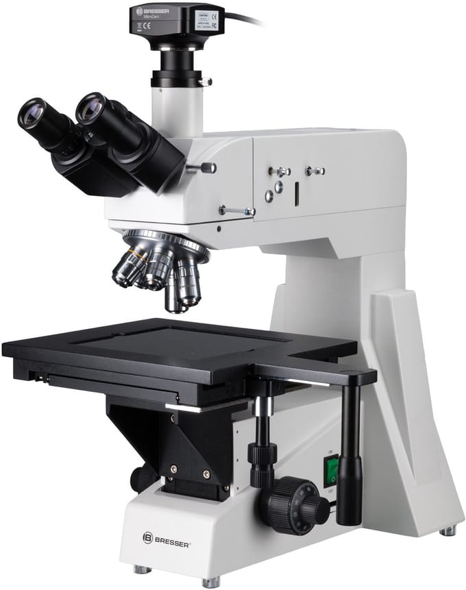 Bresser Microscoop - Science MTL 201 - Trino Opzicht Microscoop - 50x-800x - Incl. MikroCam II 20MP