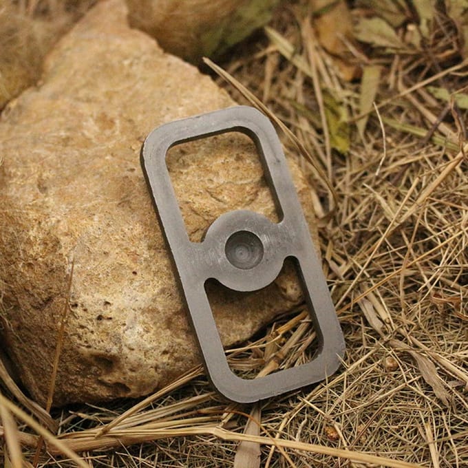 Buiten Flint Starter Koolstofstaal Vuurstarter Kit Primitieve Vuurstarter Camping Vuurstarter beige