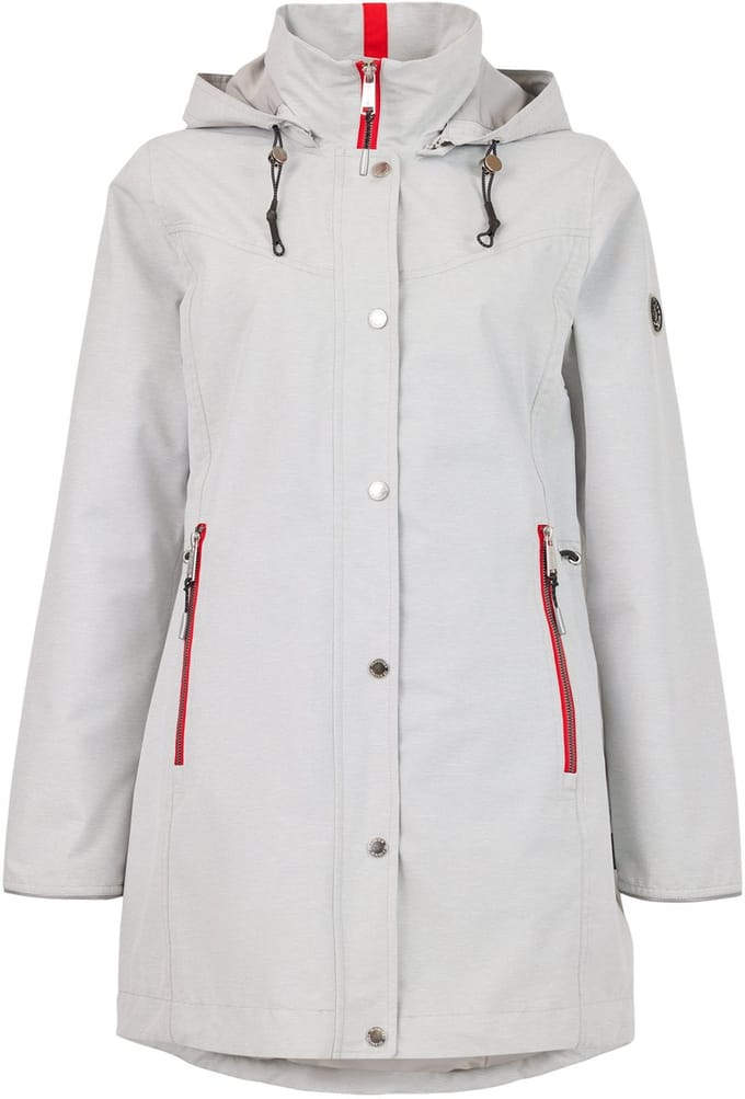 Frandsen Waterproof Parka Jacket Licht Grijs Maat 40