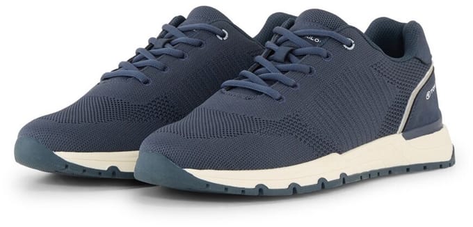Tom Tailor - Sneakers met gebreide look - Maat 43 - navy-ltgrey