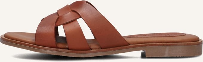STEFANO LAURAN 790 Slippers - Dames - Cognac - Maat 40
