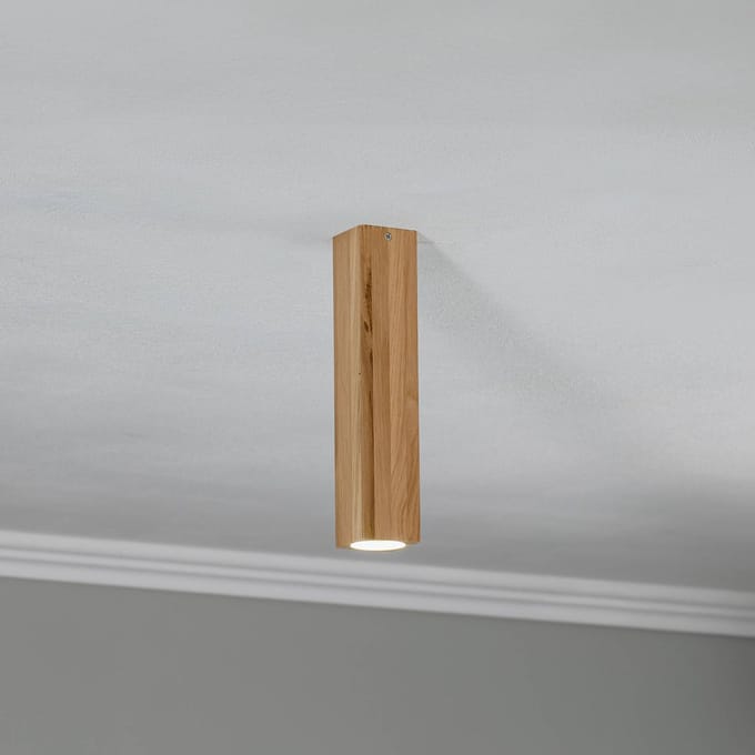 Envostar Peach Puff plafondlamp kubus hoogte 30cm