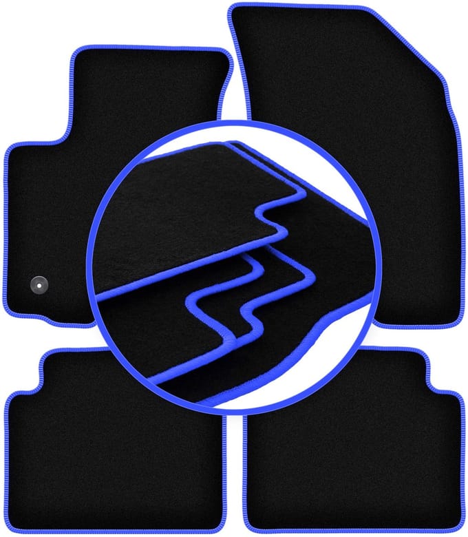 CARLUX-BLUE automatten voor: Daewoo Kalos hatchback, sedan (2002-2011)