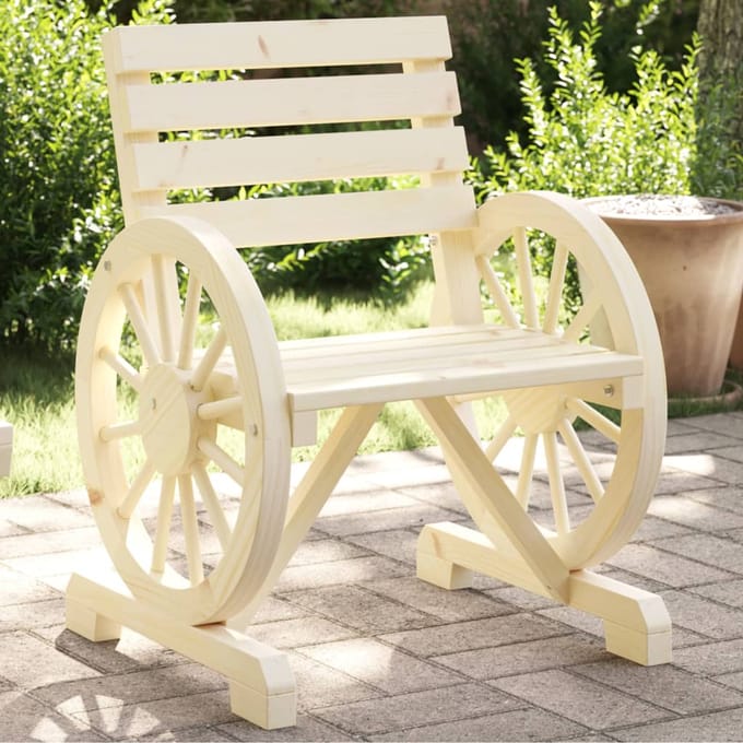 vidaXL - Tuinstoelen - 4 - st - massief - vurenhout