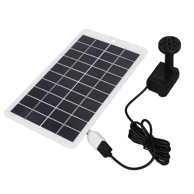 Zonnefonteinpomp Professionele Zeer Efficiënte Zonne-energie Waterpomp voor Buiten Tuin Patio