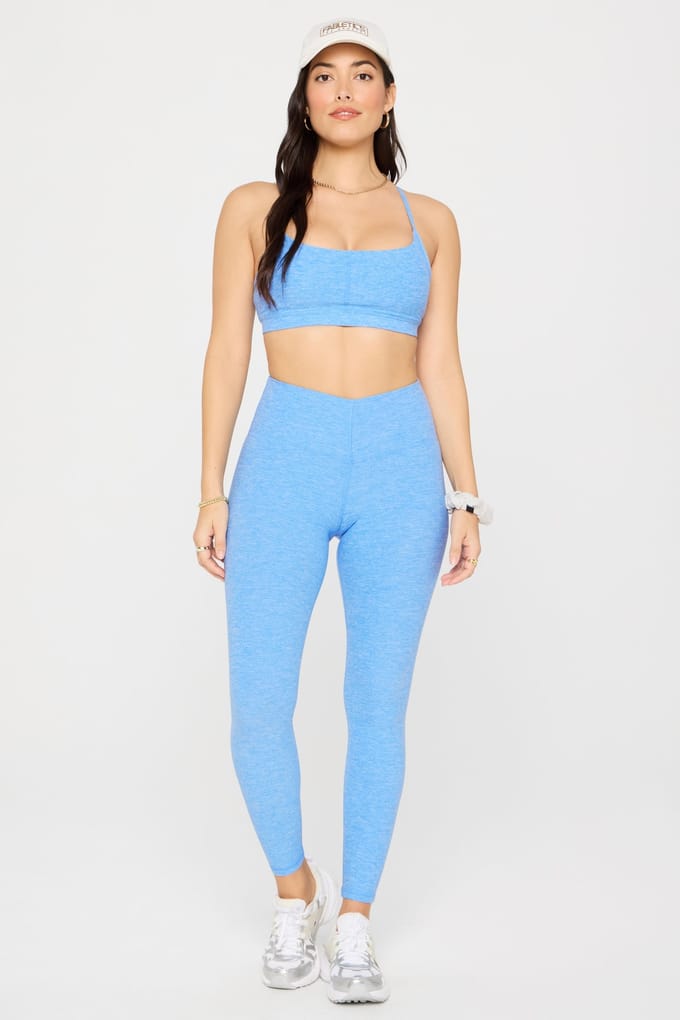 Fabletics Heatherflex Strappy Bra Bali Blue Heather Taglia: S REG | Reggiseni Outlet | Donna | Blu