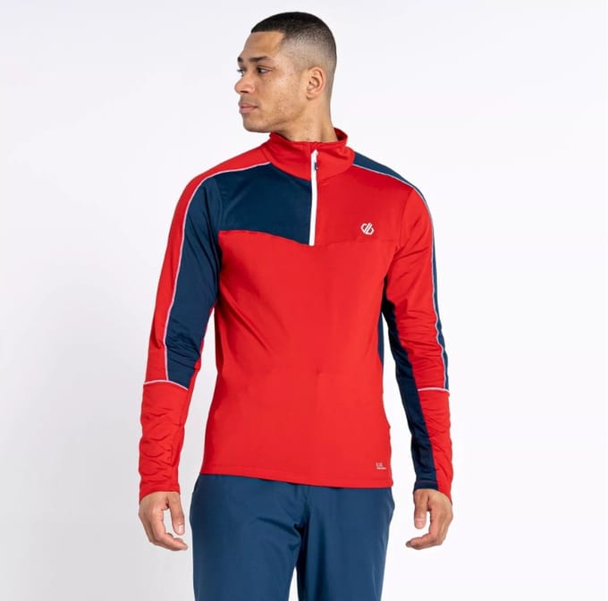 Dare2B Heren Dignify II Core Stretch Pully Dngrred/Mnlt Maat M