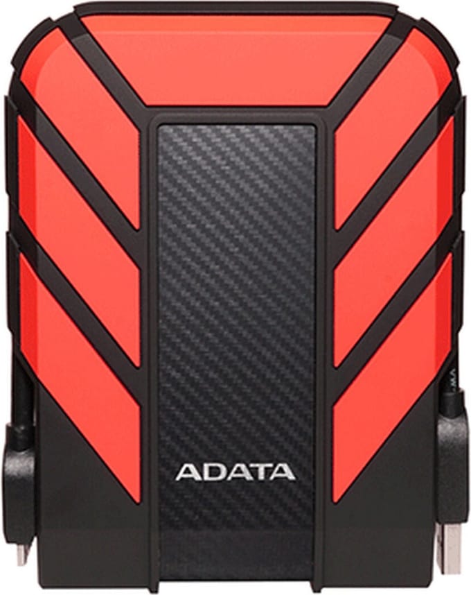 ADATA DashDrive Durable HD710 Professional - Externe harde schijf - 1 TB Rood