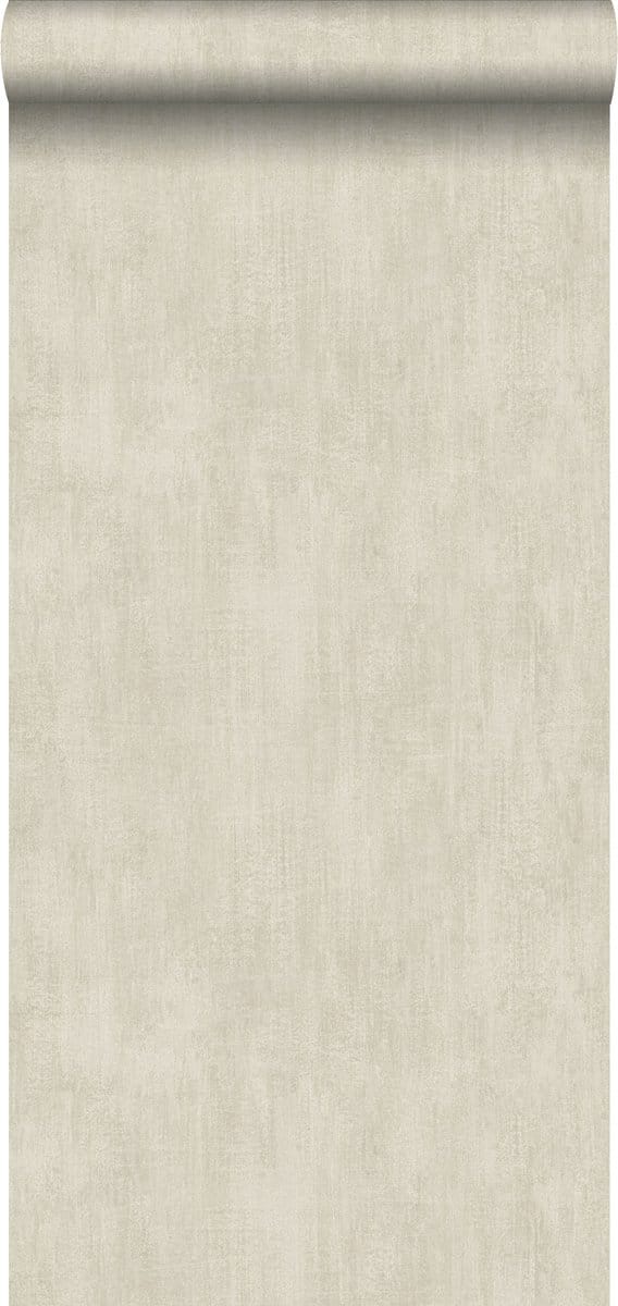 ESTAhome behang geschilderd effect donker beige - 53 cm x 10.05 m - 148733
