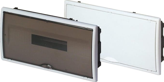 Inbouw Verdeelkast - Groepenkast - Elektrische Installatie - 18 Elementen - 38.6cm Breed - Wit