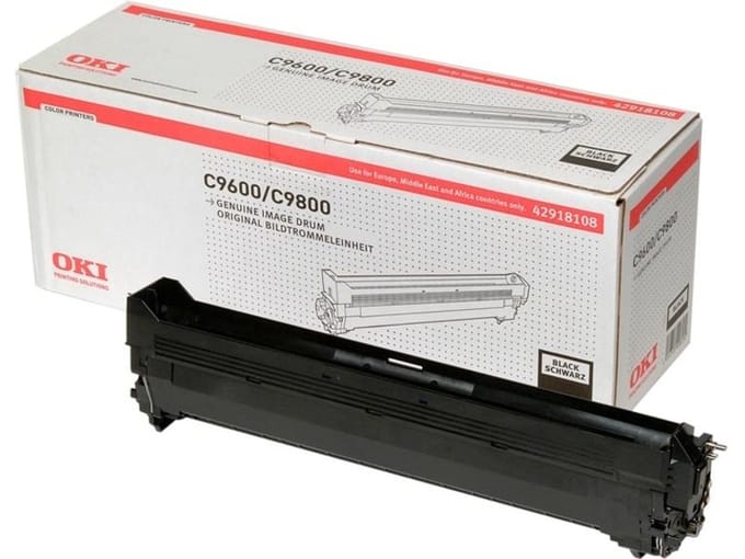 OKI - 42918108 - C9600 - Drumkit - zwart OP: Geen Toner!