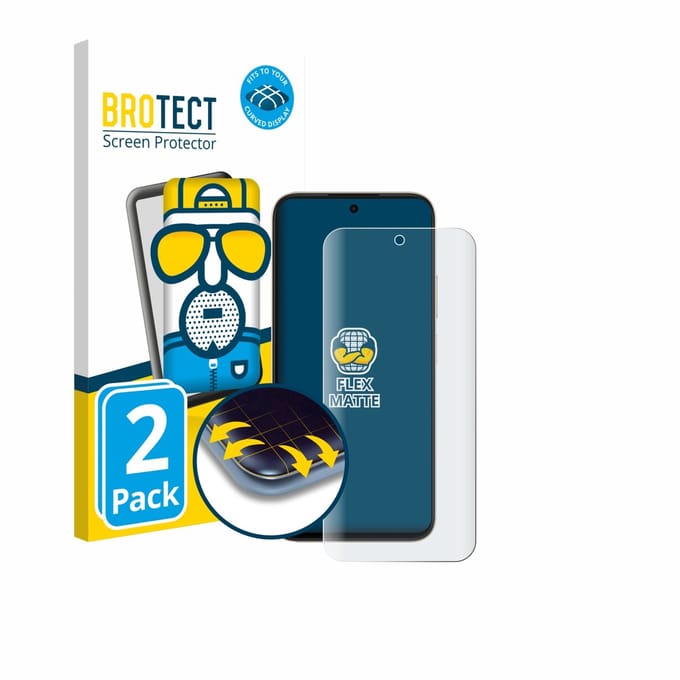 BROTECT - Screenprotector voor Oppo A6 - Folie Beschermfolie matte volledig dekking 2 Stuks