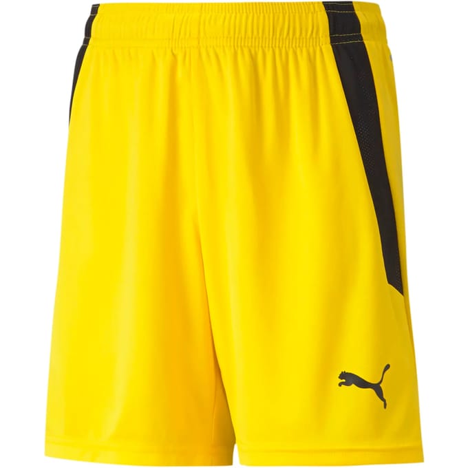Puma Teamliga Short Kinderen - Geel | Maat: 164