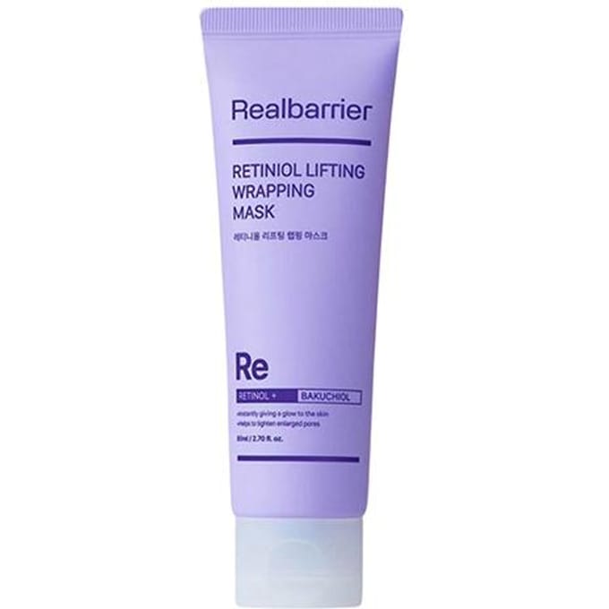 [Real Barrier] Retiniol Lifting Wrapping Mask 80ml gray