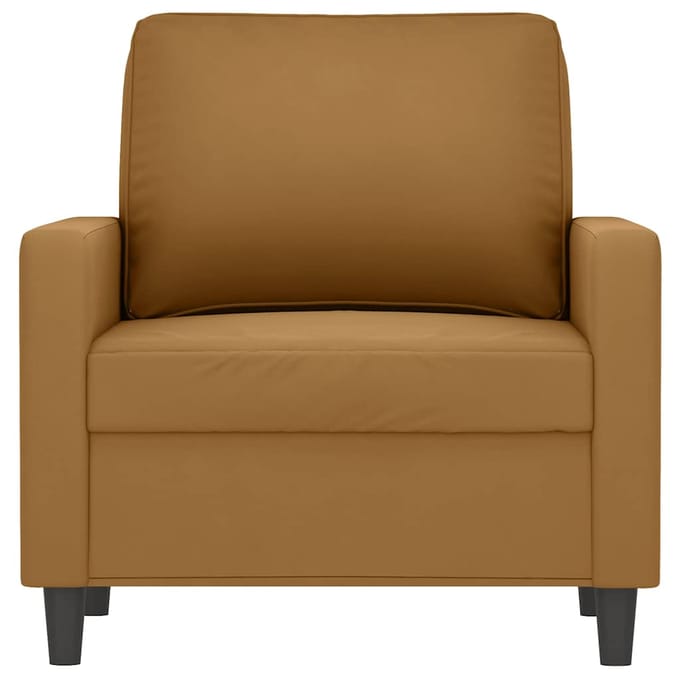vidaXL Fauteuil 60 cm fluweel bruin