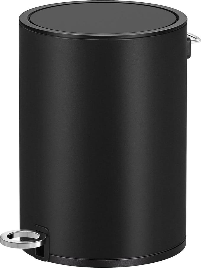 3 liter afvalbak - softclose deksel - plastic binnenbak - zwart - LTB011B01