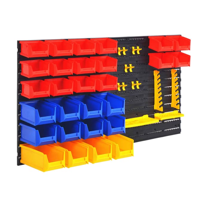 vidaXL - Wandordener - voor - garagegereedschap