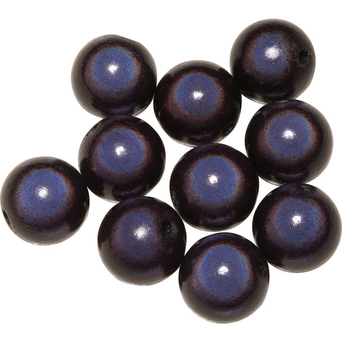 Miracle Beads, 10 mm - Zwart