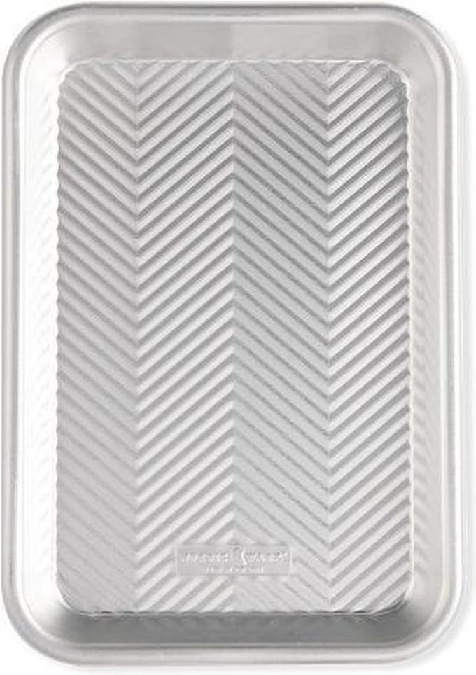 Bakplaat, met Structuur, 25,7 x 17,8, Aluminium - Nordic Ware |Naturals Prism