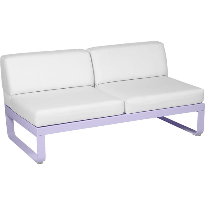 Fermob BELLEVIE 2-zits middenmodule - D1 Marshmallow - 81 witgrijs