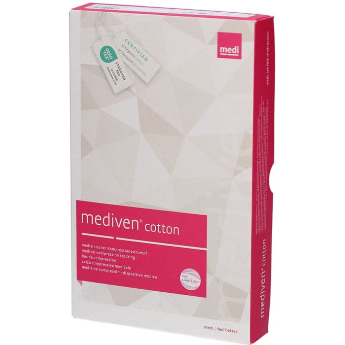 Mediven Cotton Ccl2 Ad g.t. Zwart M3 1paar 1 Kousen