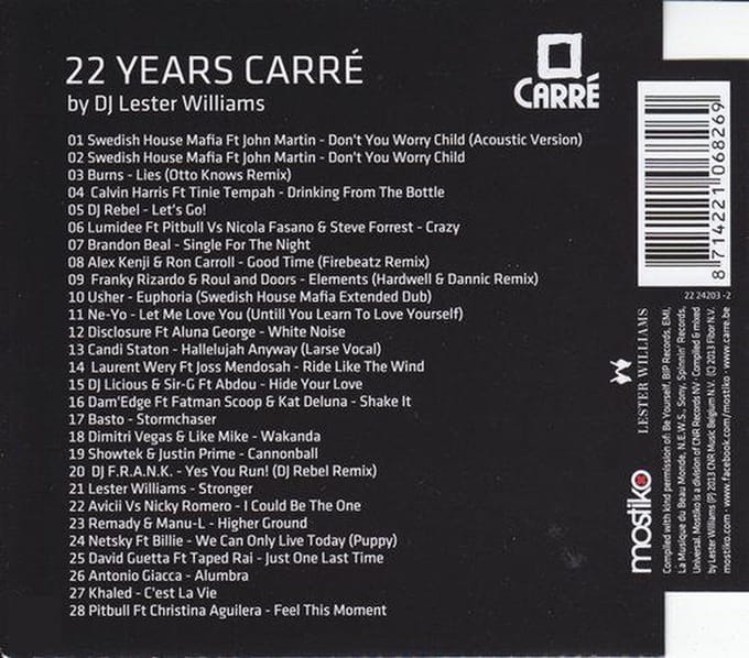 22 Years Carre