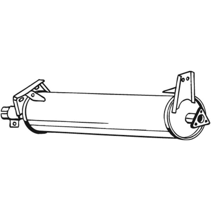 Geluiddemper achter BOSAL 233-261