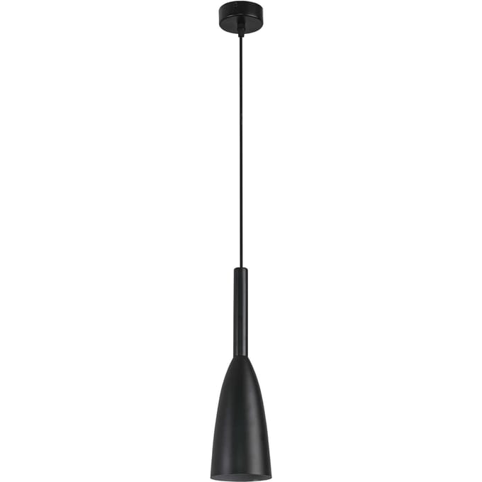Solin Hanglamp Zwart E27 - Stijlvol en Modern