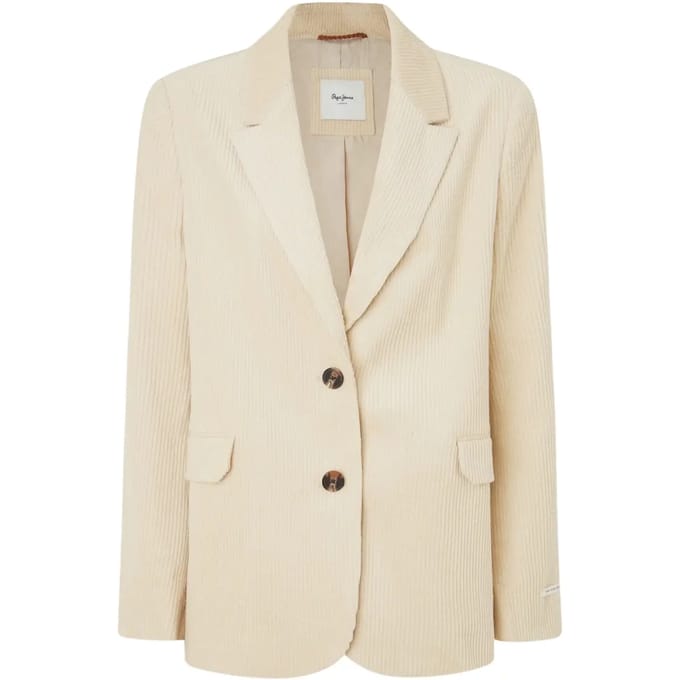 Pepe Jeans Cara Blazer Beige XS Vrouw