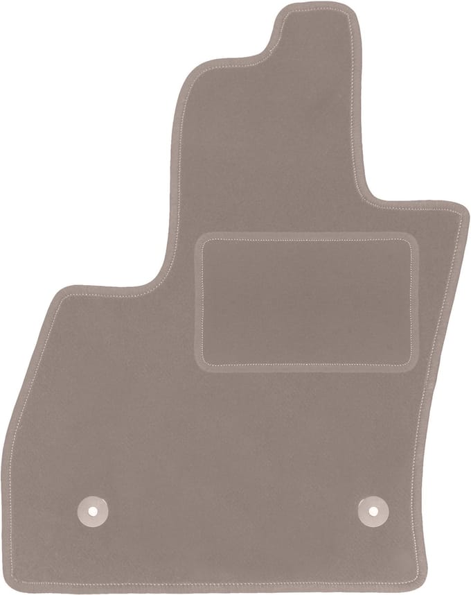 Beige bestuurdersmat voor: Fiat 500L minivan (2012-)