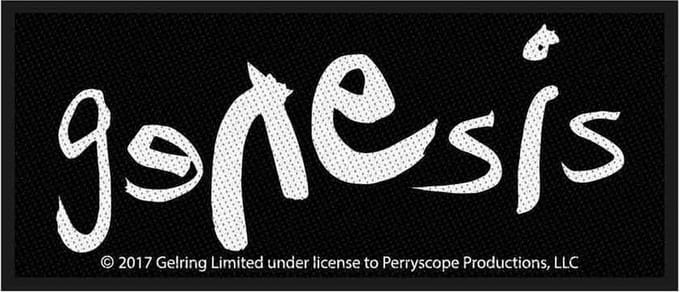 Genesis - Logo Patch - Zwart