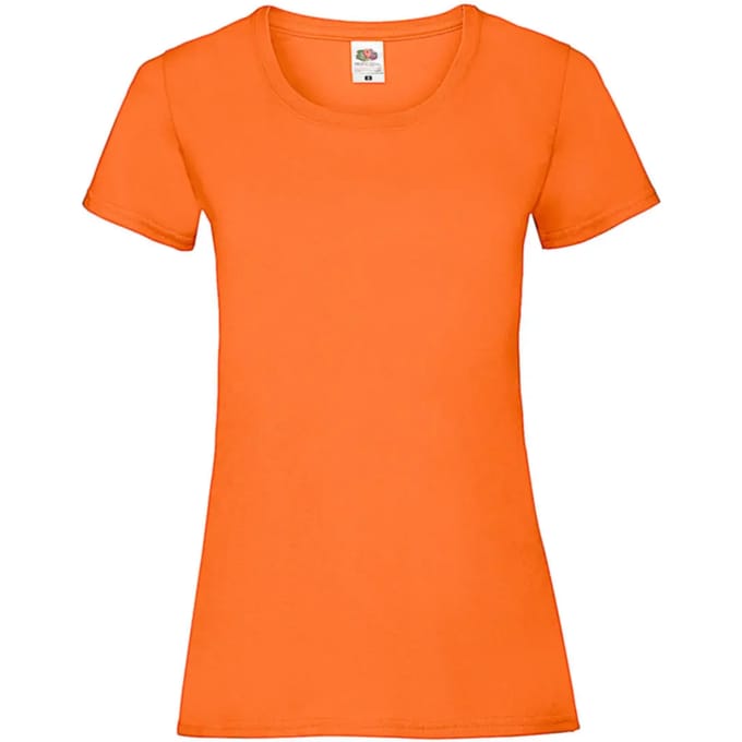 Dames-T-shirt Fruit of the Loom Valueweight