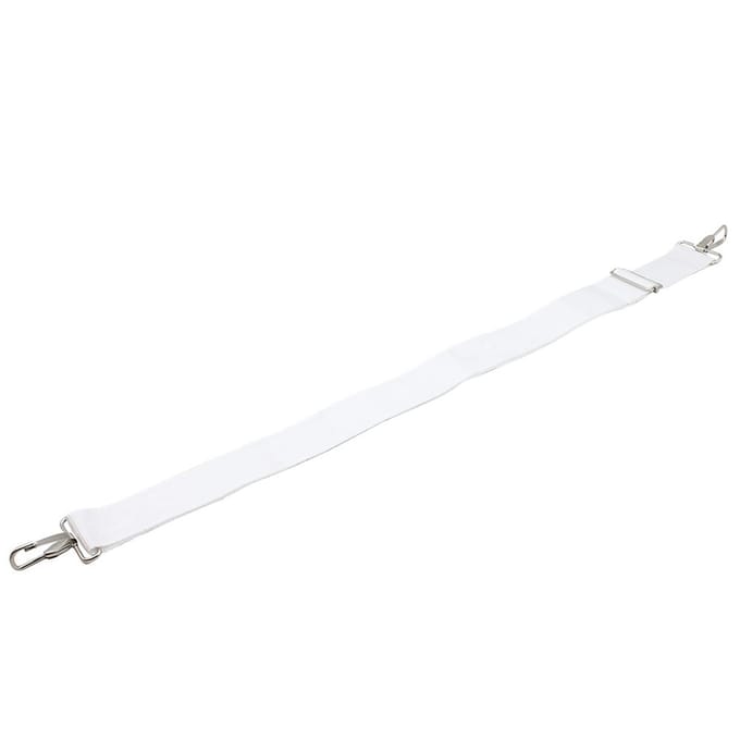 Verstelbare Nylon Snare Militaire Trommel Schouder Sling Strap Riem Muziekinstrument Accessoire white