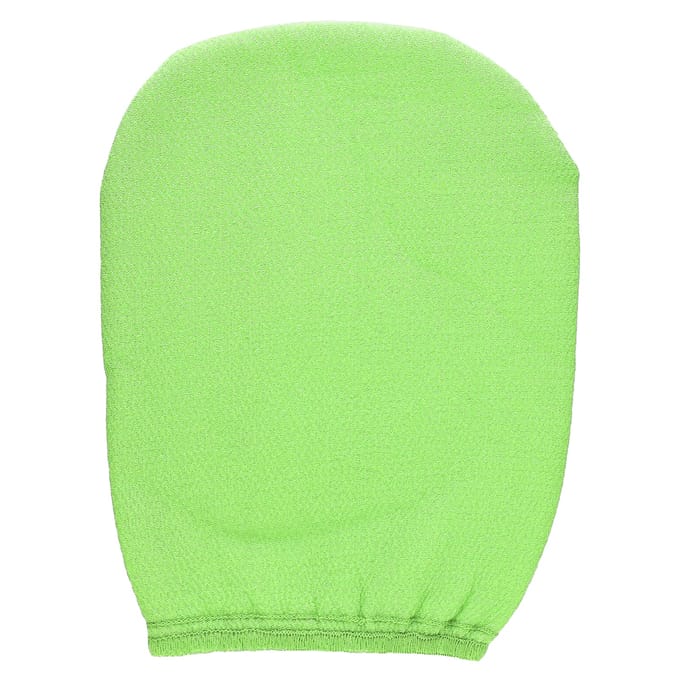 Exfoliërende Handdoek Handschoenen, Groen, 1 st. white